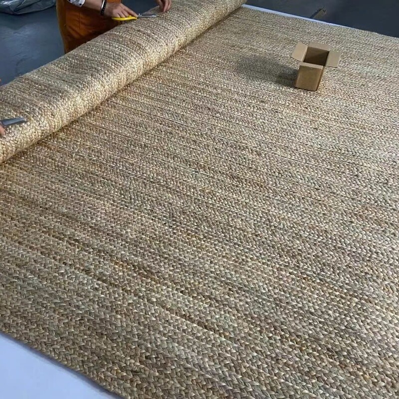 Thảm đay đan thủ công