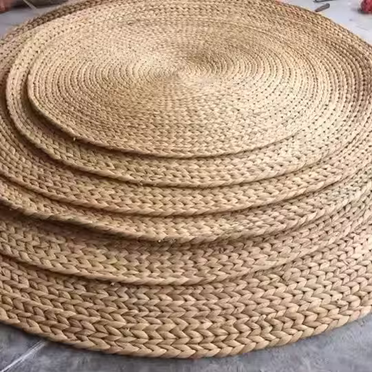 Thảm LB tròn đan xương cá